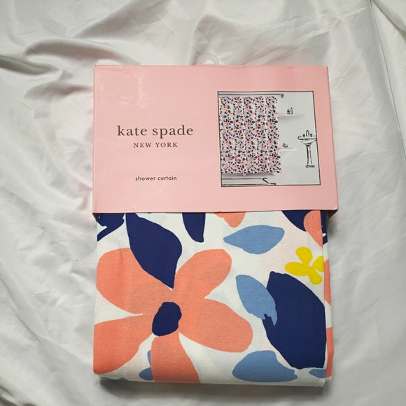 kate spade Other - NWT Kate Spade Shower Curtain Forest Floral (72" x 72") 60% Cotton 40% Polyester